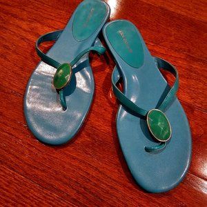 Ann Taylor turquoise flats